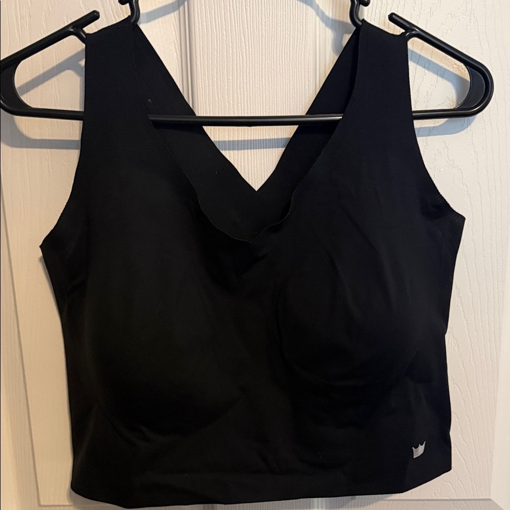 SHEFIT Black Boss Longline Bra